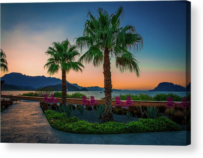 Sunset Acrylic Print featuring the photograph Baja Sunset by Jason Brooks