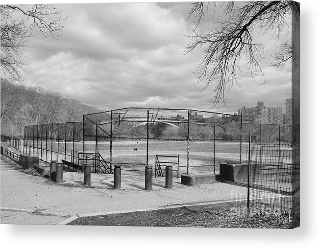 Inwood Acrylic Print featuring the photograph Ballfields by Cole Thompson