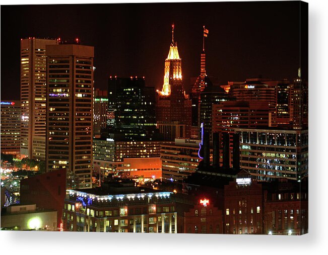 Baltimore Acrylic Print featuring the photograph Baltimore, Maryland by Richard Krebs