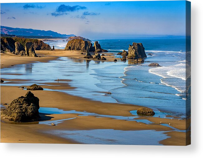 Oregon Acrylic Print featuring the photograph Bandon Beach by Darren White
