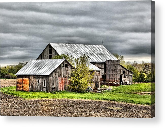 Wisconsin Acrylic Print featuring the photograph Barn 7 by CA Johnson