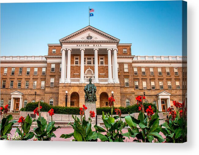 Learning Acrylic Print featuring the photograph Bascom Hall by Todd Klassy