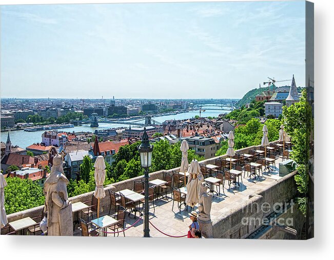 Budapest Acrylic Print featuring the photograph Bastion Views Budapest by Baywest Imaging