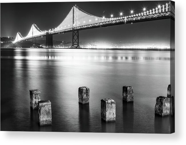 Bay Bridge Acrylic Print featuring the photograph Bay Bridge 1 by Stephen Holst
