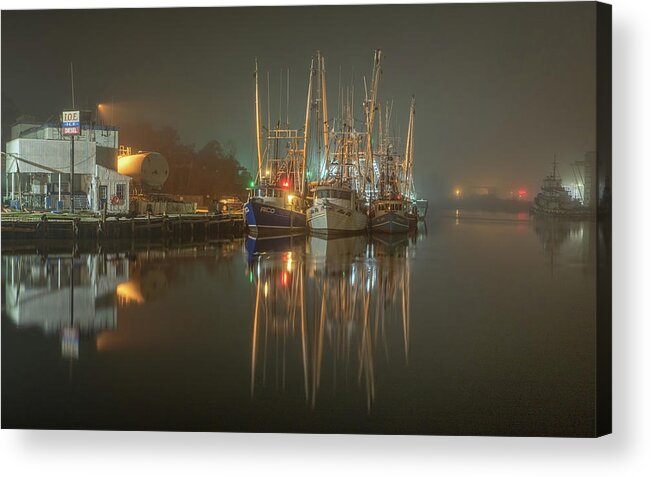 Fog Acrylic Print featuring the photograph Bayou Fog #1 by Brad Boland