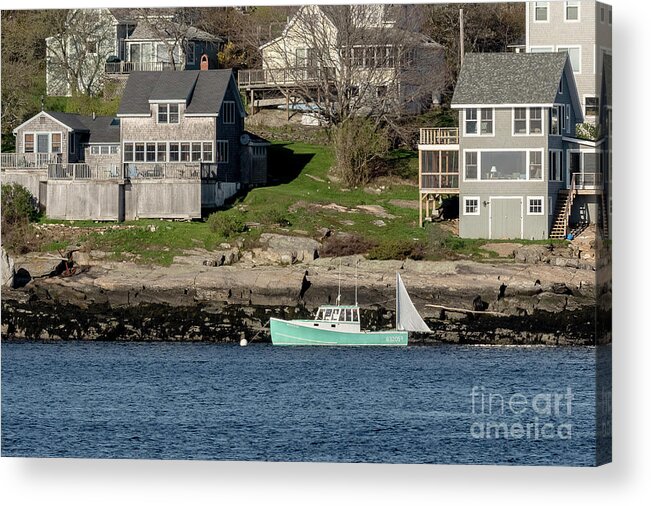 2018 Acrylic Print featuring the photograph Baypoint LobsterBoat by Craig Shaknis