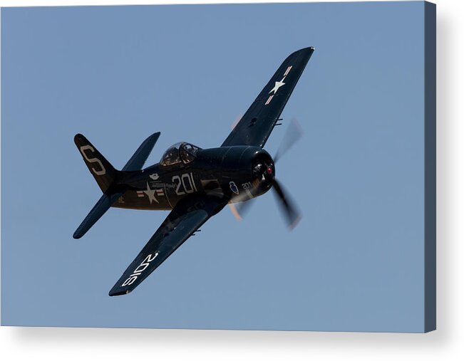 F-8f Acrylic Print featuring the photograph Bearcat by John Daly