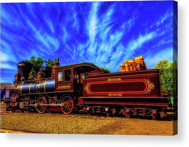 Locomotive Acrylic Print featuring the photograph Beautiful Locomotive Glenbrook by Garry Gay