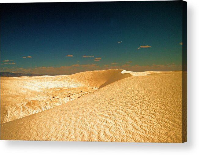 White Sands Acrylic Print featuring the photograph Beauty of White Sands by Jeff Swan