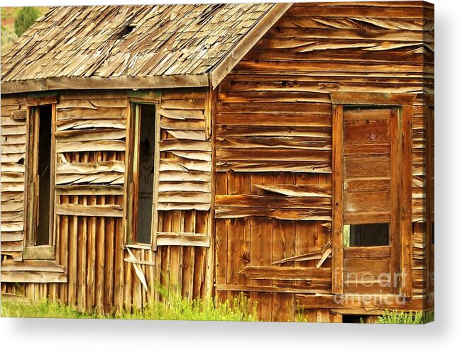 Cabin Acrylic Print featuring the photograph Old Dreams by Michele Penner