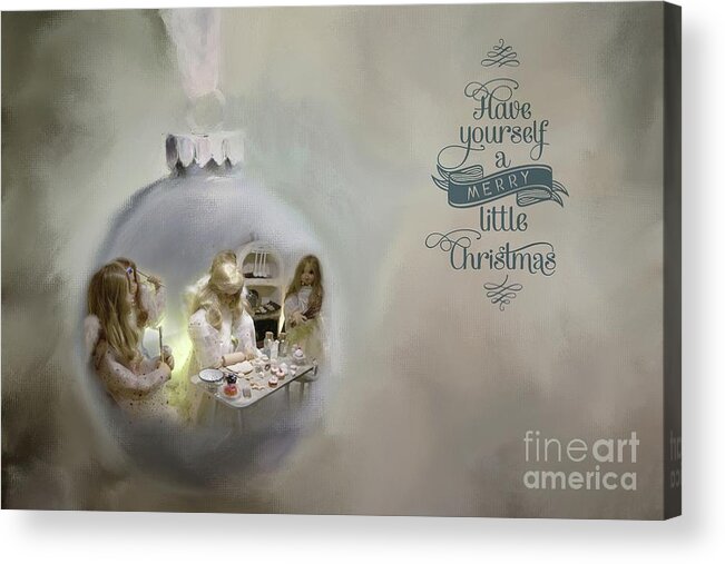 Christmas Acrylic Print featuring the photograph Believe in the Magic of Christmas by Eva Lechner