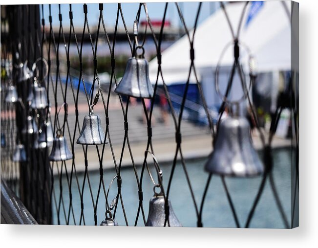 Bells Acrylic Print featuring the photograph Bells of Hope by Nicole Lloyd