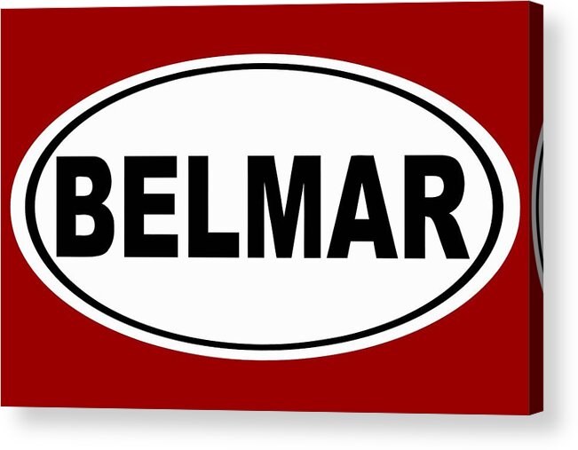 Belmar Acrylic Print featuring the photograph Belmar New Jersey Home Pride by Keith Webber Jr