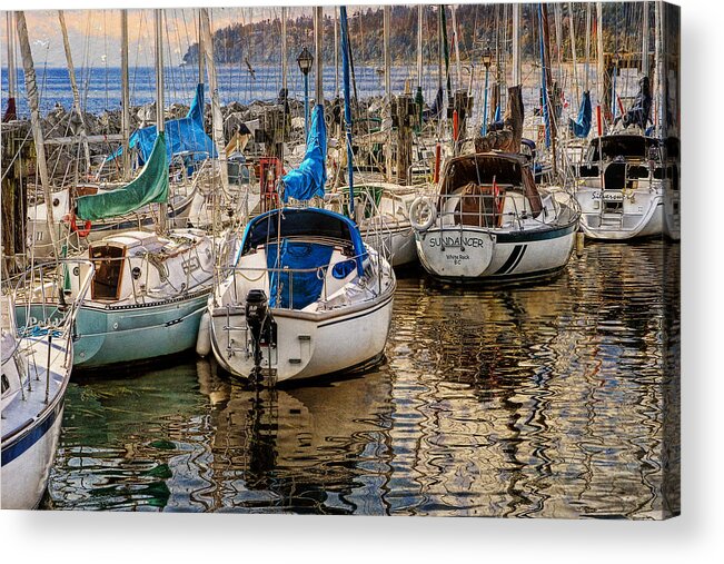 Boat Acrylic Print featuring the photograph Berthed by Ed Hall