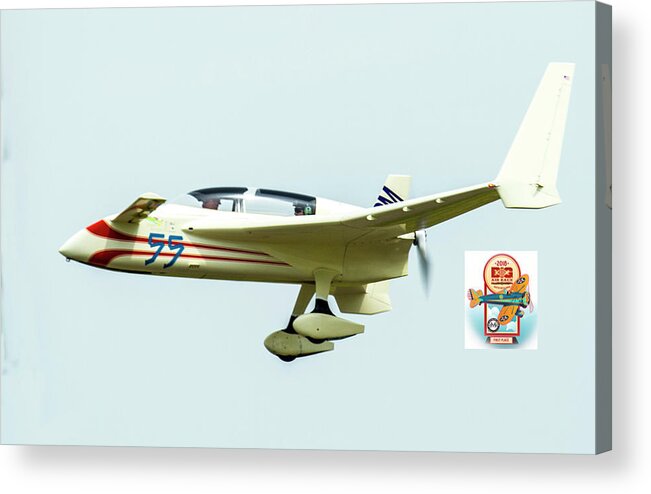 Big Muddy Air Race Acrylic Print featuring the photograph Big Muddy Air Race number 55 by Jeff Kurtz