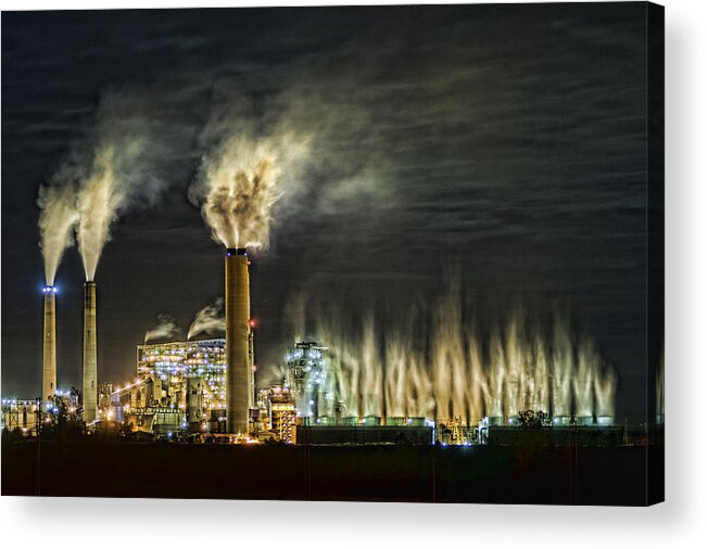 Power Acrylic Print featuring the photograph Big Rivers Power Plant by Jim Pearson