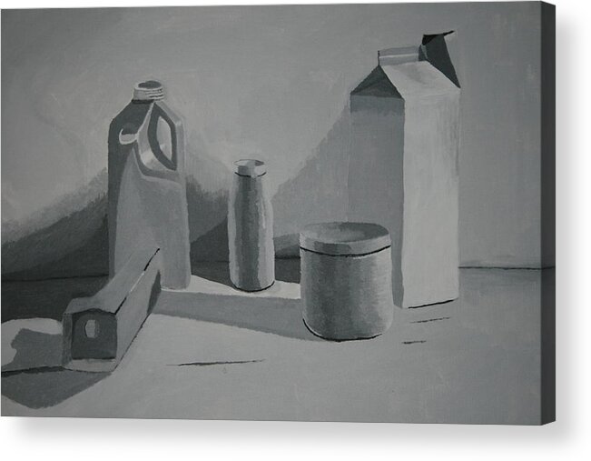 Black And White Still Life Acrylic Print By Ryan Flanagan