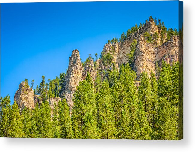 Sky Acrylic Print featuring the photograph Black Hills Majesty by John M Bailey