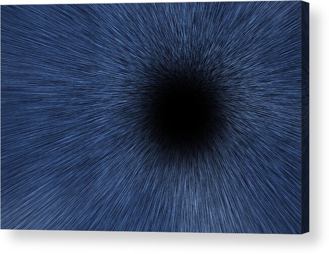 Stars Acrylic Print featuring the digital art Black Hole by Pelo Blanco Photo