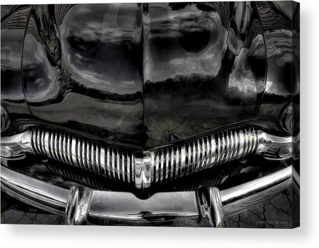 Transportation Acrylic Print featuring the photograph Black by Jerry Golab