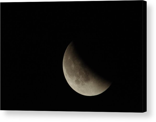 Moon Acrylic Print featuring the photograph Blood Moon by Jeff Swan