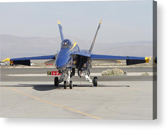 F-18 Hornet Acrylic Print featuring the photograph Blue Angel by Shoal Hollingsworth