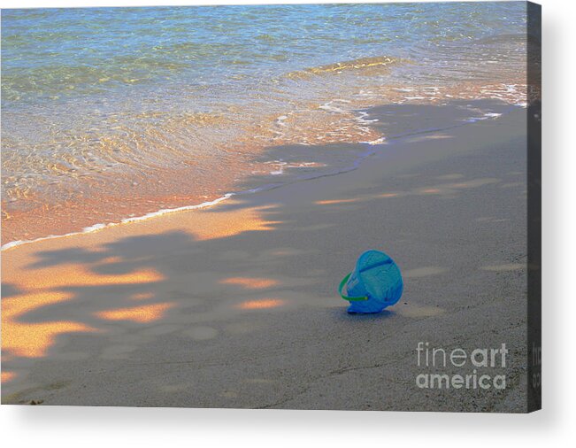 Sea Acrylic Print featuring the photograph Blue Bucket by Jeanette French