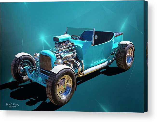 Car Acrylic Print featuring the photograph Blue Bucket by Keith Hawley