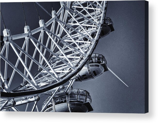 London Acrylic Print featuring the photograph Blue Eye by Joan Carroll