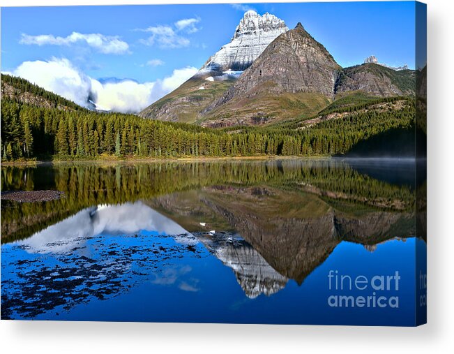 Fishercap Acrylic Print featuring the photograph Blue Skies At Fishercap by Adam Jewell
