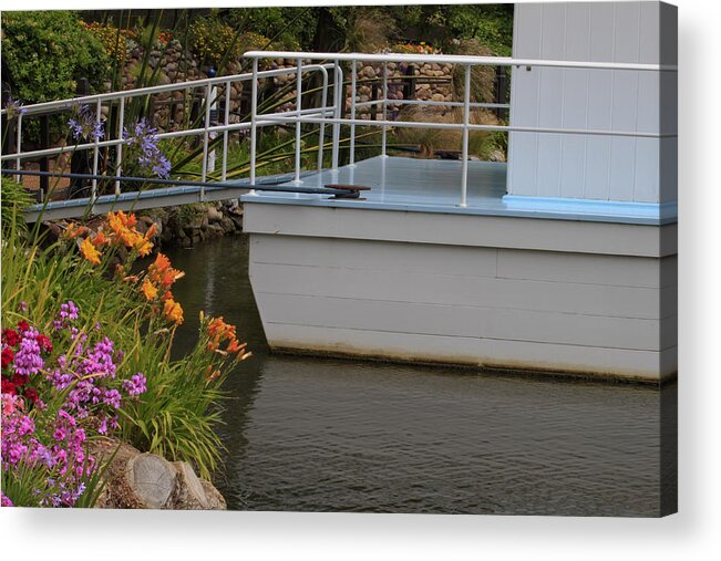 Landscape Acrylic Print featuring the photograph Boat House by Ivete Basso Photography