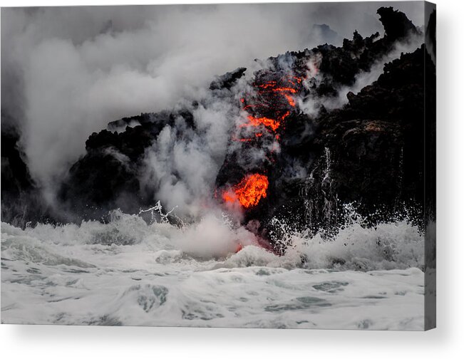 Lava Acrylic Print featuring the photograph Boiling Waters by Daniel Murphy