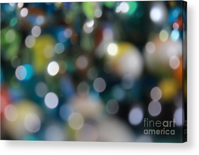 Carnival Ii Acrylic Print featuring the photograph Bokeh Trance by Laurette Escobar
