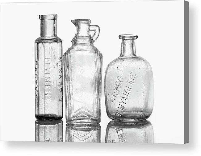 Cindi Ressler Acrylic Print featuring the photograph Bottles Of Time by Cindi Ressler