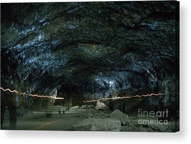 Bend Acrylic Print featuring the photograph Boyd Cave Lava Tube Bend Oregon 2 by Rick Bures