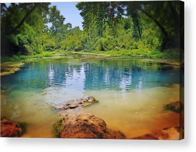 Boze Mill Spring Acrylic Print featuring the photograph Boze Mill Spring by Marty Koch