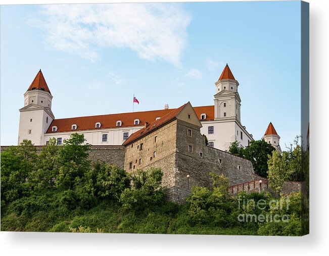 Bratislava Castle Acrylic Print featuring the photograph Bratislava Castle Three by Bob Phillips