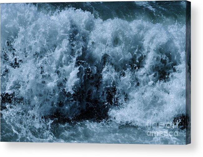 Swell Acrylic Print featuring the photograph Breaker by Stevyn Llewellyn