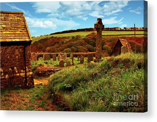 Places Acrylic Print featuring the photograph Brendon Hills by Richard Denyer