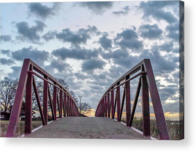 Beautiful Acrylic Print featuring the photograph Bridge to the Clouds by Doug Ash