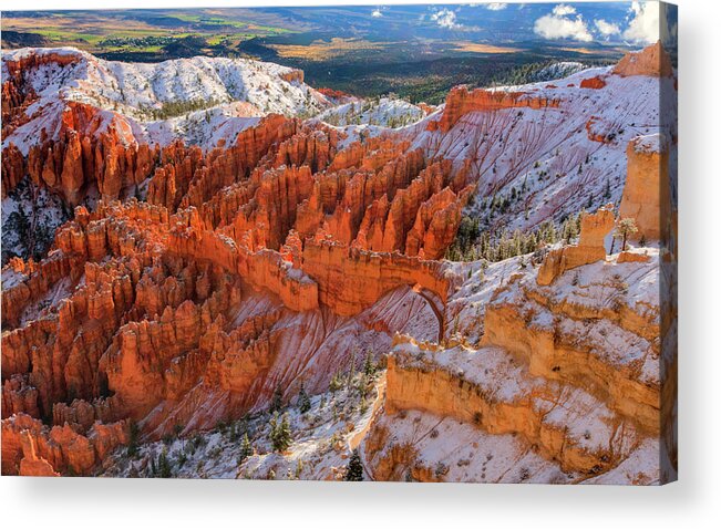 Canyon Acrylic Print featuring the photograph Bryce Canyon by John Roach