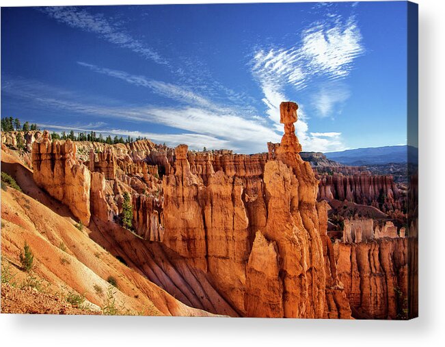 Bryce Canyon Landscape Acrylic Print featuring the photograph Bryce Canyon Landscape by Carolyn Derstine