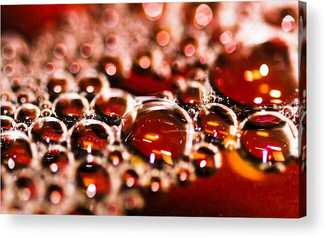 Soap Acrylic Print featuring the photograph Bubbles by Robert McKay Jones