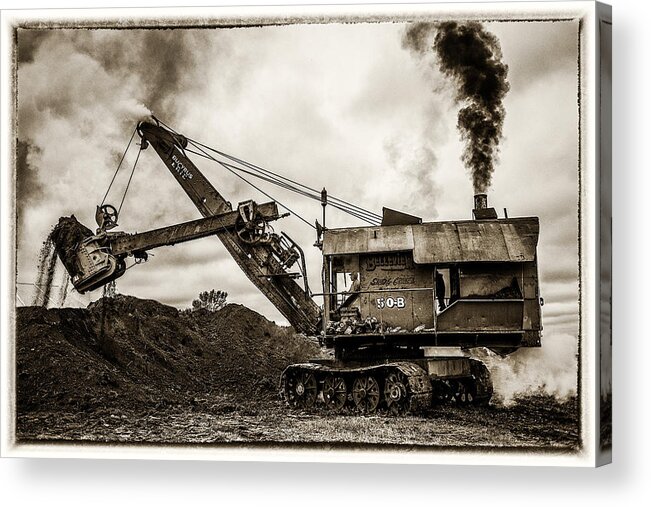 Mary Sue Acrylic Print featuring the photograph Bucyrus Erie Shovel by Paul Freidlund