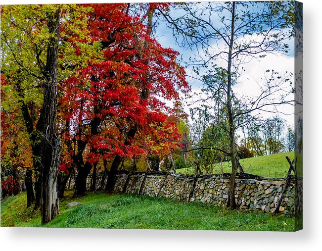 Morning Acrylic Print featuring the photograph Bull Run Mountain 10 by Carlee Ojeda