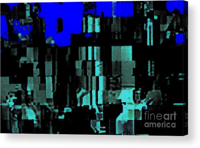 Photo Acrylic Print featuring the photograph Busy in the City by Marsha Heiken