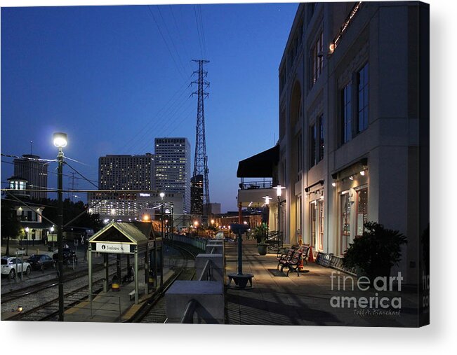 Architecture Acrylic Print featuring the photograph By The Docks by Todd Blanchard