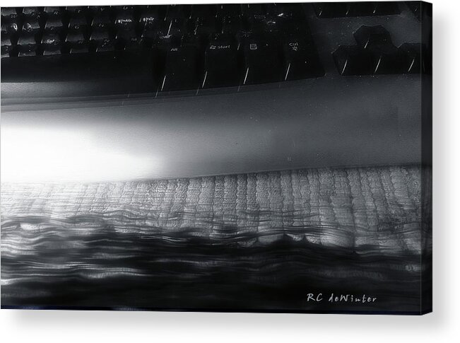 Ashes Acrylic Print featuring the photograph By the End of the Day by RC DeWinter