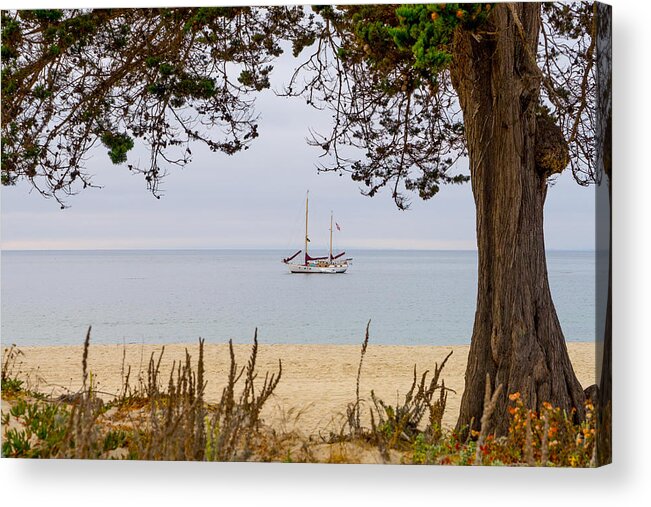 California Acrylic Print featuring the photograph By the Shore by Derek Dean
