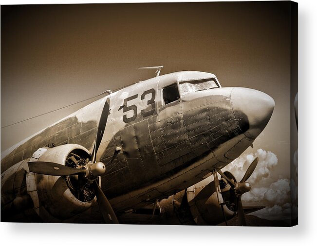 Photograph Acrylic Print featuring the photograph C-47 Sky Train by Richard Gehlbach